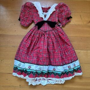 Daisy Kingdom vintage lines dress with crinoline. Size 6x